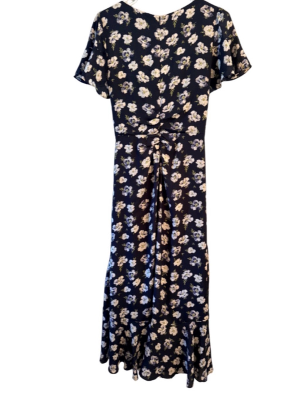 NWT Cinq a Sept Poppies Isha Dress in Navy Floral Size 2 - Picture 6 of 12